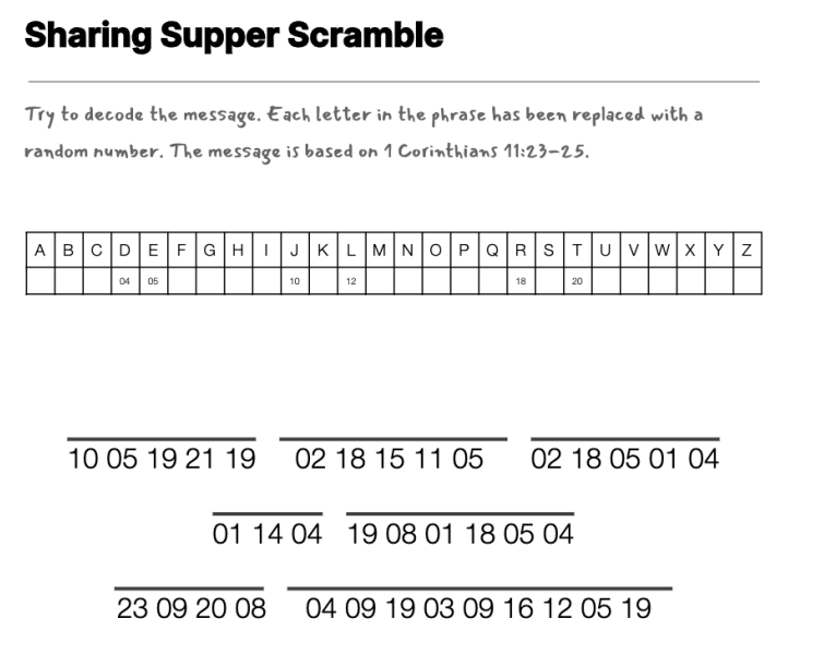 Lest We Forget cryptogram